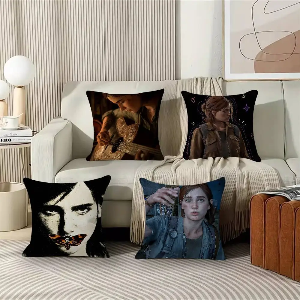 Cute Game The L-last Cool Of Us Pillow Case For 45x45cm 40x40cm 30x30cm 50x50cm 55x55cm Square Home Pillowcase Case