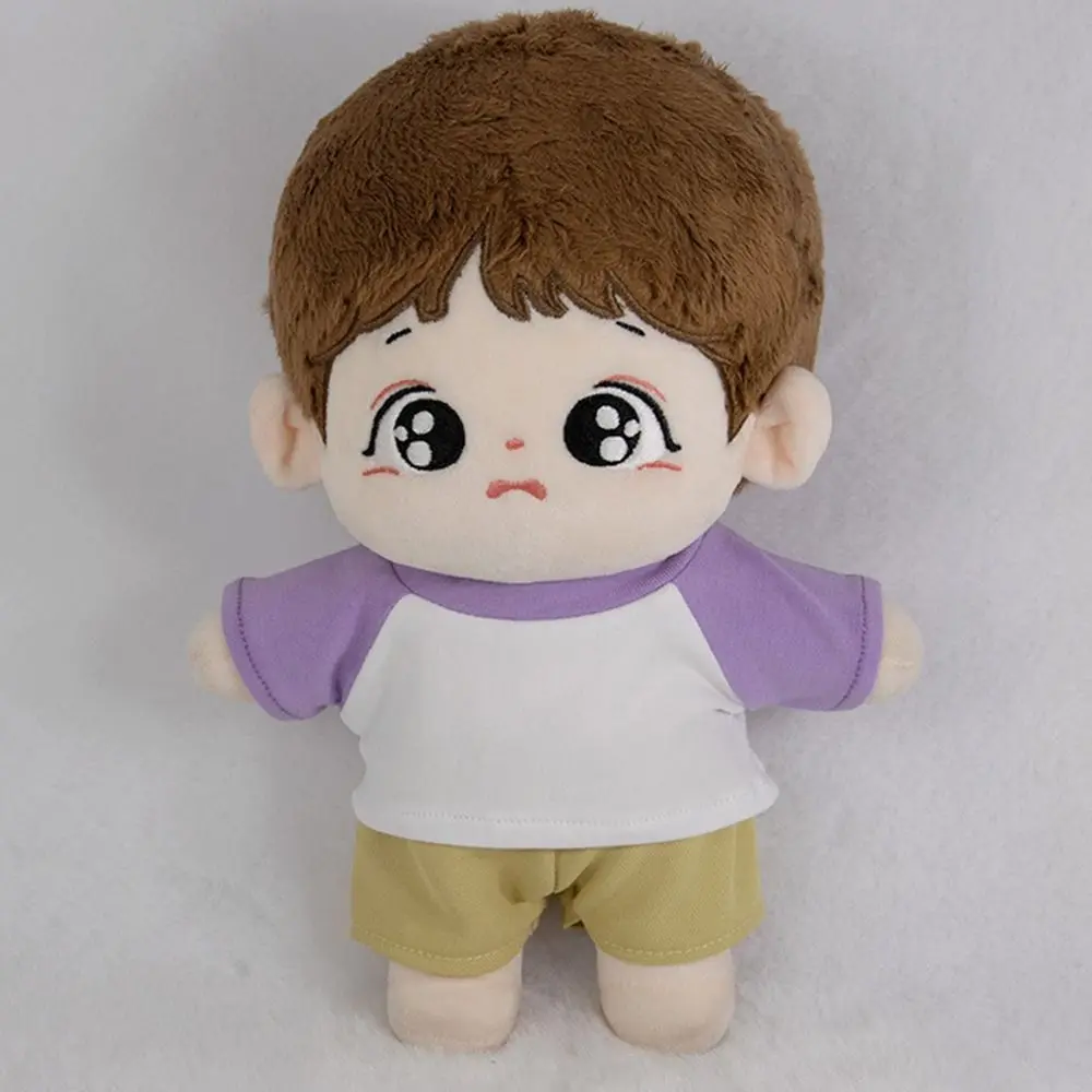 20CM Doll Clothes Fashion Tops Candy Color Sweatshirt For Idol Dolls Accessories Kids Stuffed Animal Toys Clothing Fans Gift