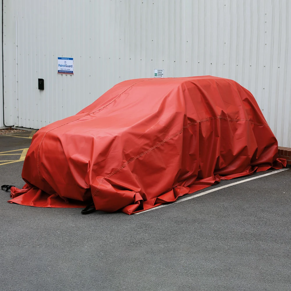 6*8m EV Car Fire Blanket Mat Extreme Large Car Fire Blanket for Vehicles EN 13501-1:2018-05