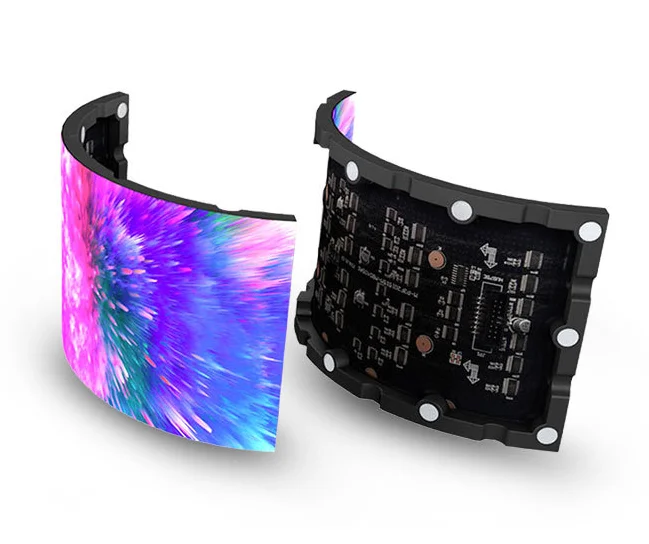 Best Programmable Modular LED Screen Flexible Video Wall Soft LED Display For Advertising Programmable Film LED Displays