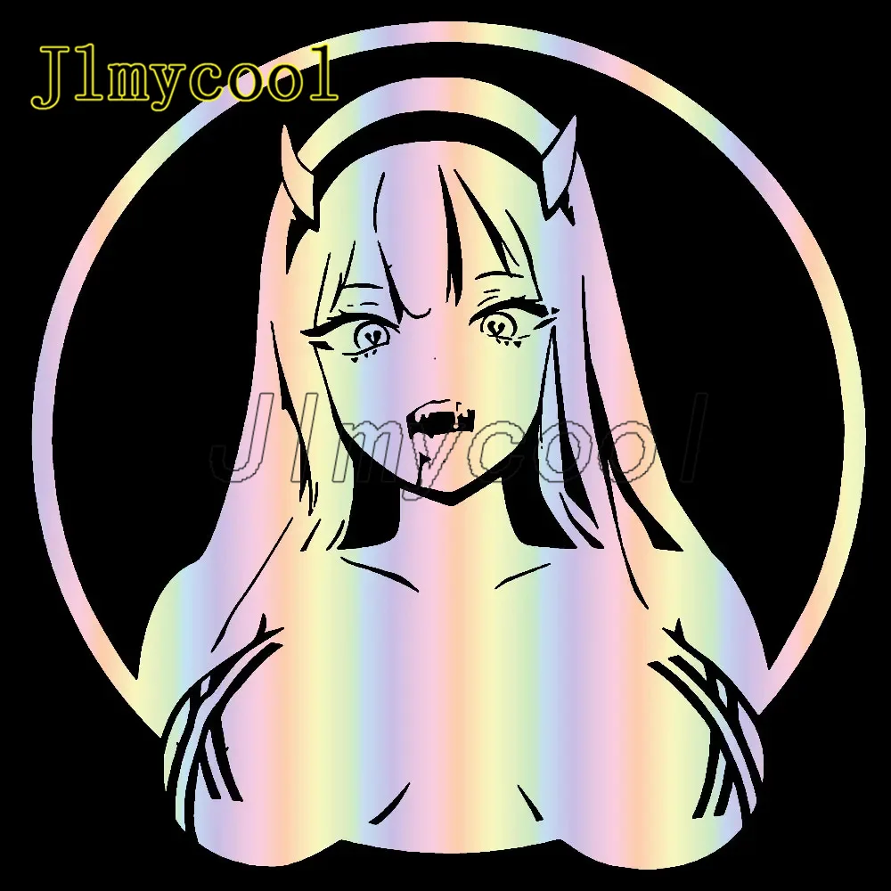Anime Sexy Bad Girl Car Sticker Sexy The Devil Anime Beautiful Girl Stickers Auto Parts Window Vinyl Decals