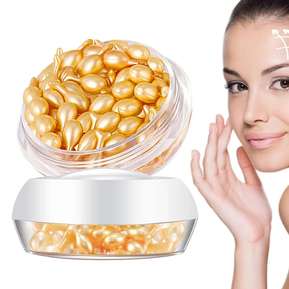 

Face Skin Care Fullerene Essence Easy to Use Moisturizing Sheep Placenta Facial Essence 30 Capsules Whitening Collagen Cream