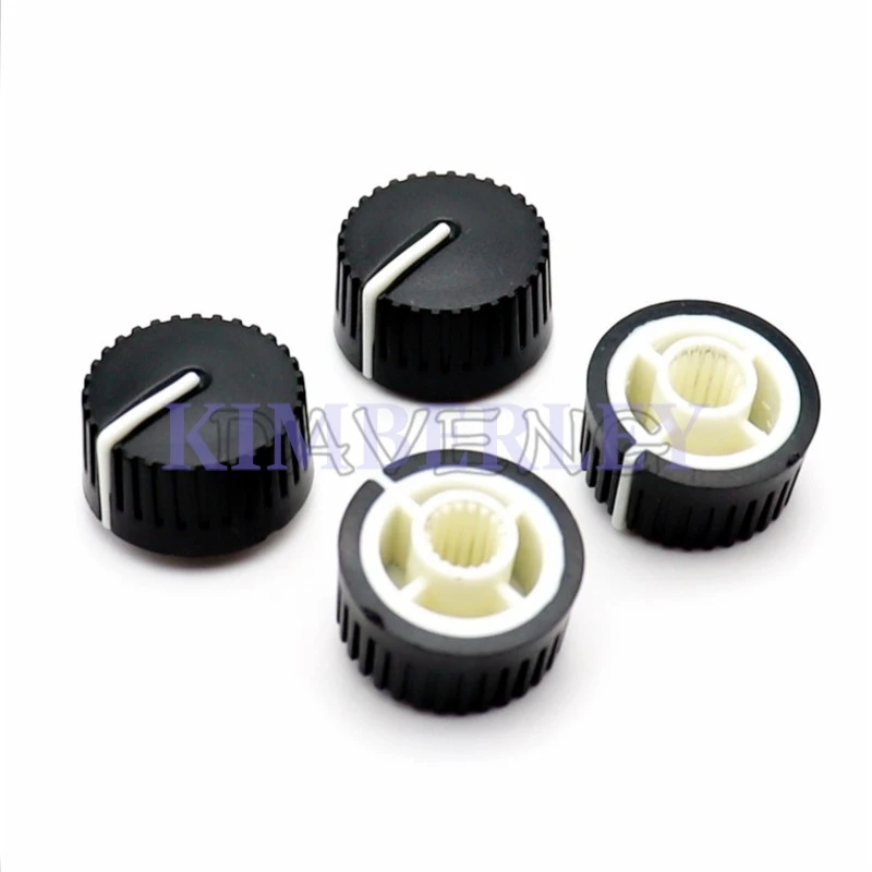 10 Piece 19 X 12MM Plastic two-color Knob Cap Handle Protruded Knob Cap Potentiometer Knob Cap Power Amplifier Panel Cap