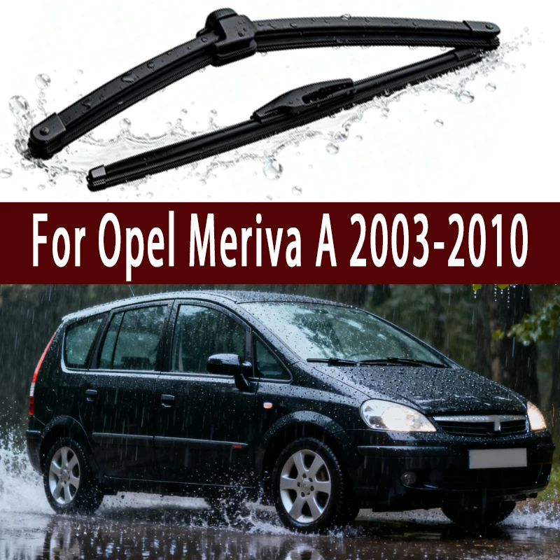 

For Opel Meriva A 2003-2010 2006 2007 2008 2009 Car Wiper Soft Rubber Boneless Wiper HD Quiet Durable Automotive Wiper 24"+24"
