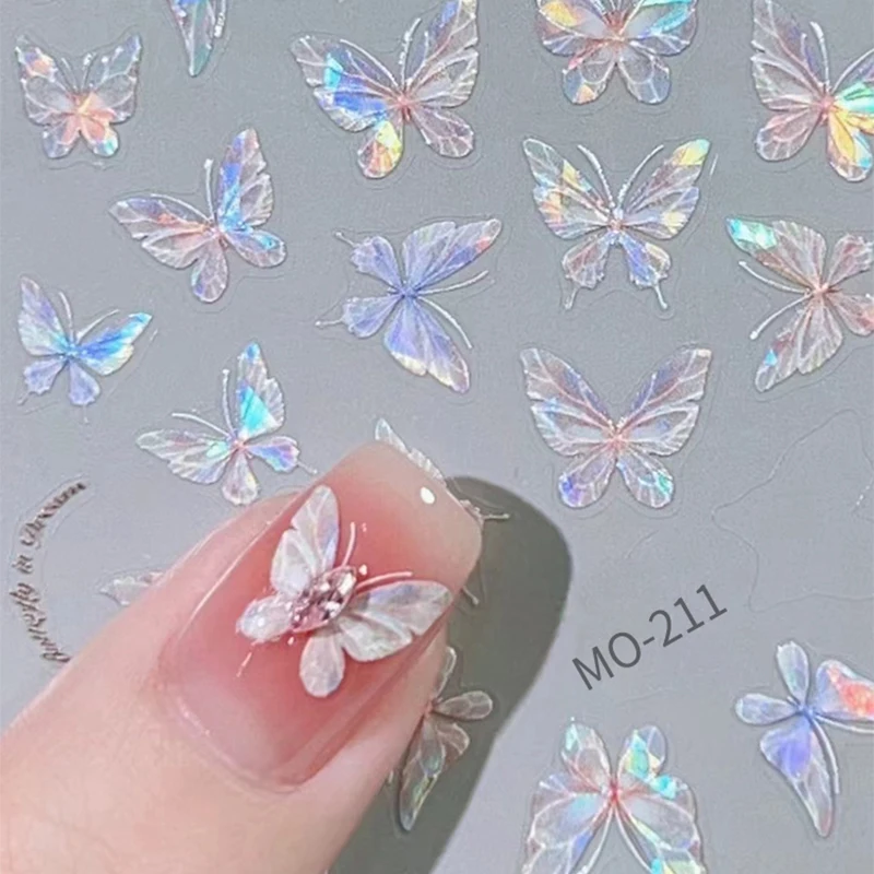 Design Multiple Patterns  Nail Decal  Thin  Flower Self-adhesive Nail