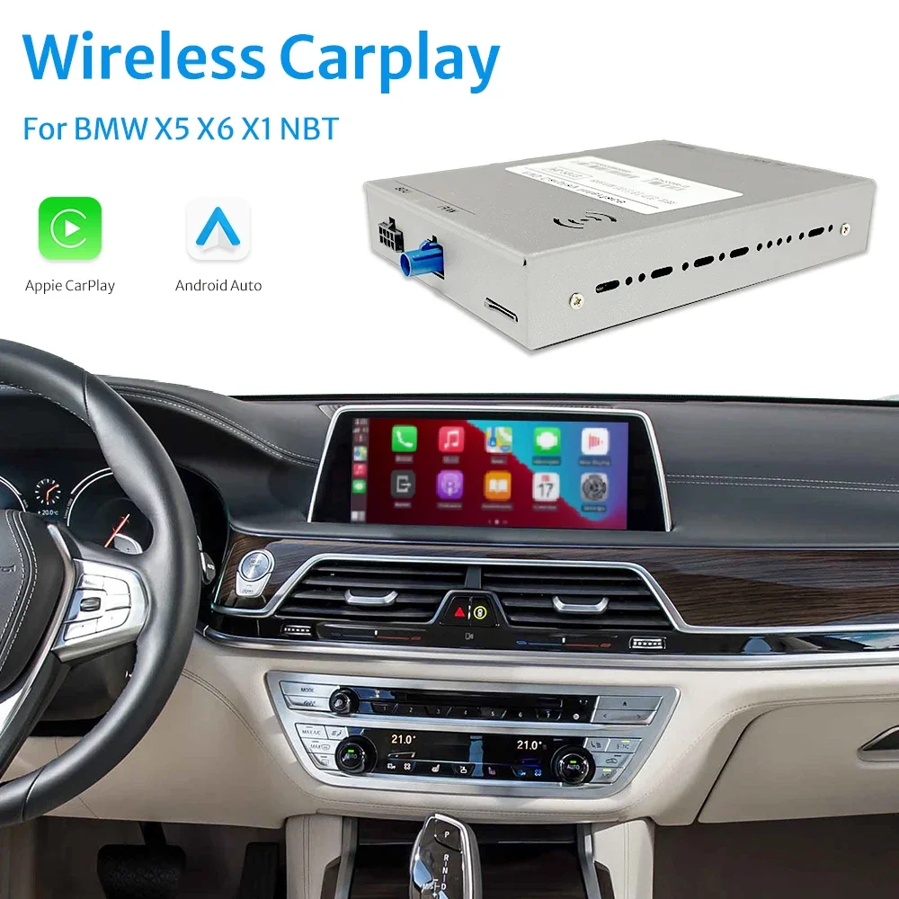 High qualityFor  NBT System Wireless CarPlay Android Auto Multimedia Video Box Android 11 Car Original Wireless CarPlay With