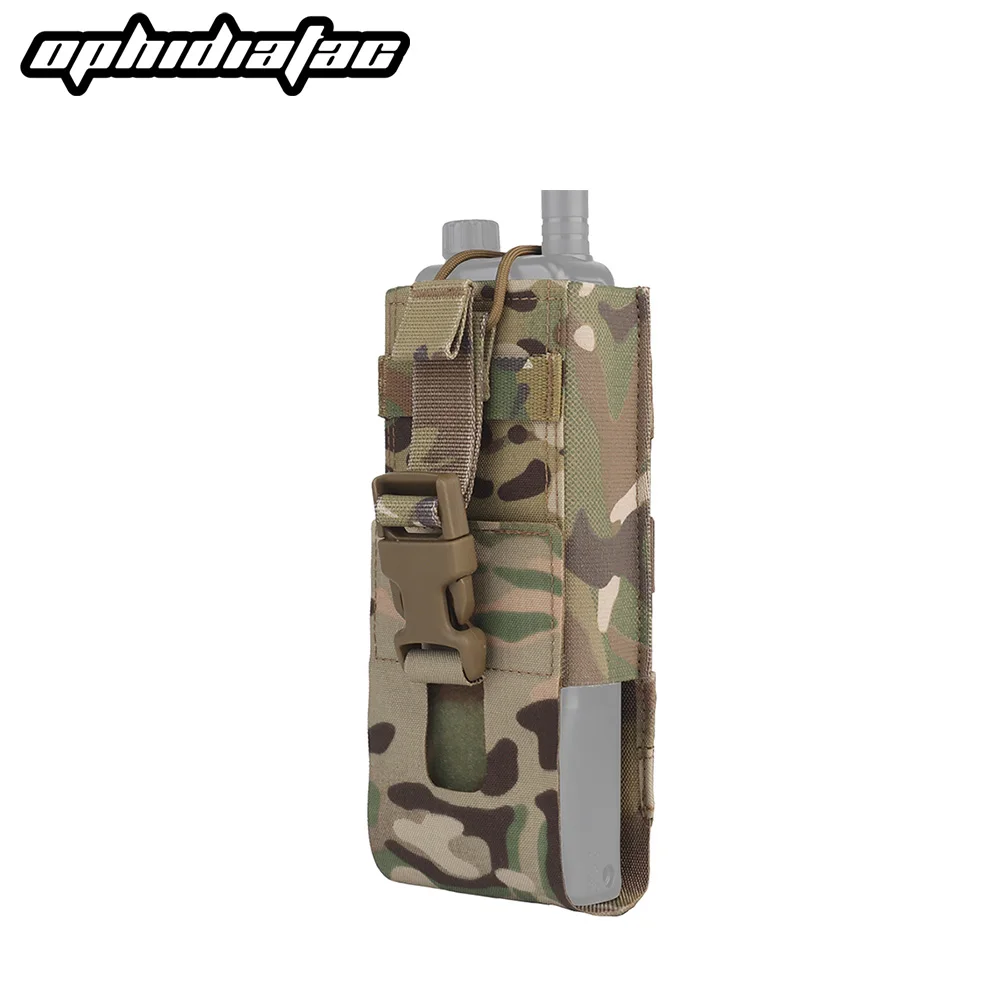 OPHIDIAN Lightweight Universal Radio Pouch Radio Walkie Talkie Pouch MPU5 PRC163 152 148 Molle Pouches Interphone Bag