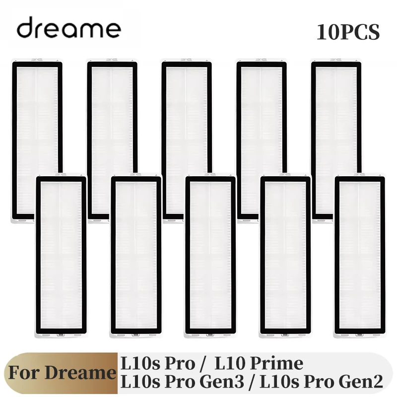 Für Dreame L10s Pro Gen 3 / L10s Pro Gen 2 / L10s Pro / L10 Prime Roboterstaubsauger Ersatzteile Hauptbürsten Seitenbürsten Wischtücher Filter