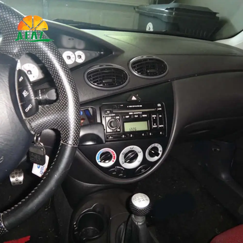 

AEA7-2 Din Radio Fasica For Ford Focus / Fiesta Stereo Panel Radio Trim Kit Face Frame LHD Refitting Installation