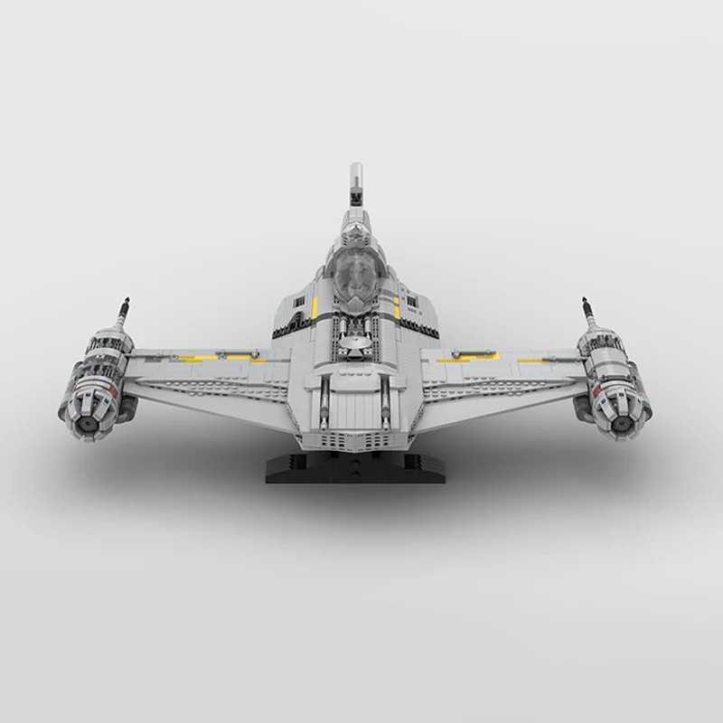 3113 elementów MOC Din Djarin's N-1 Starfighter UCS Model Klocki Konstrukcyjne Prezent na Boże Narodzenie Zabawki DIY Edukacja Urodziny dla Dzieci