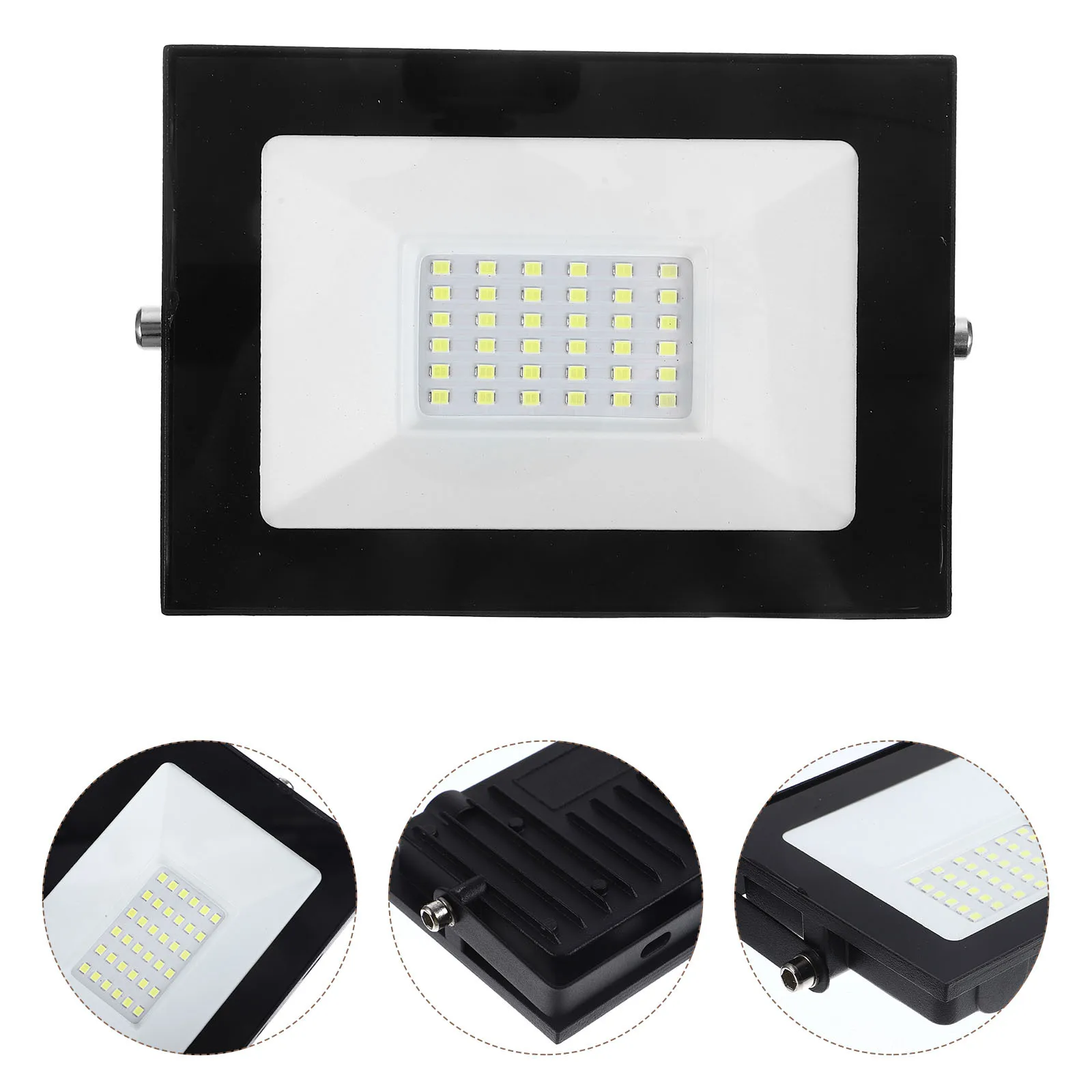 

1Pcs 30W Ultra-Thin LED Floodlight Bright Efficient Illumination for Yard Patio Playground Farm House Exterior Lighting Solution