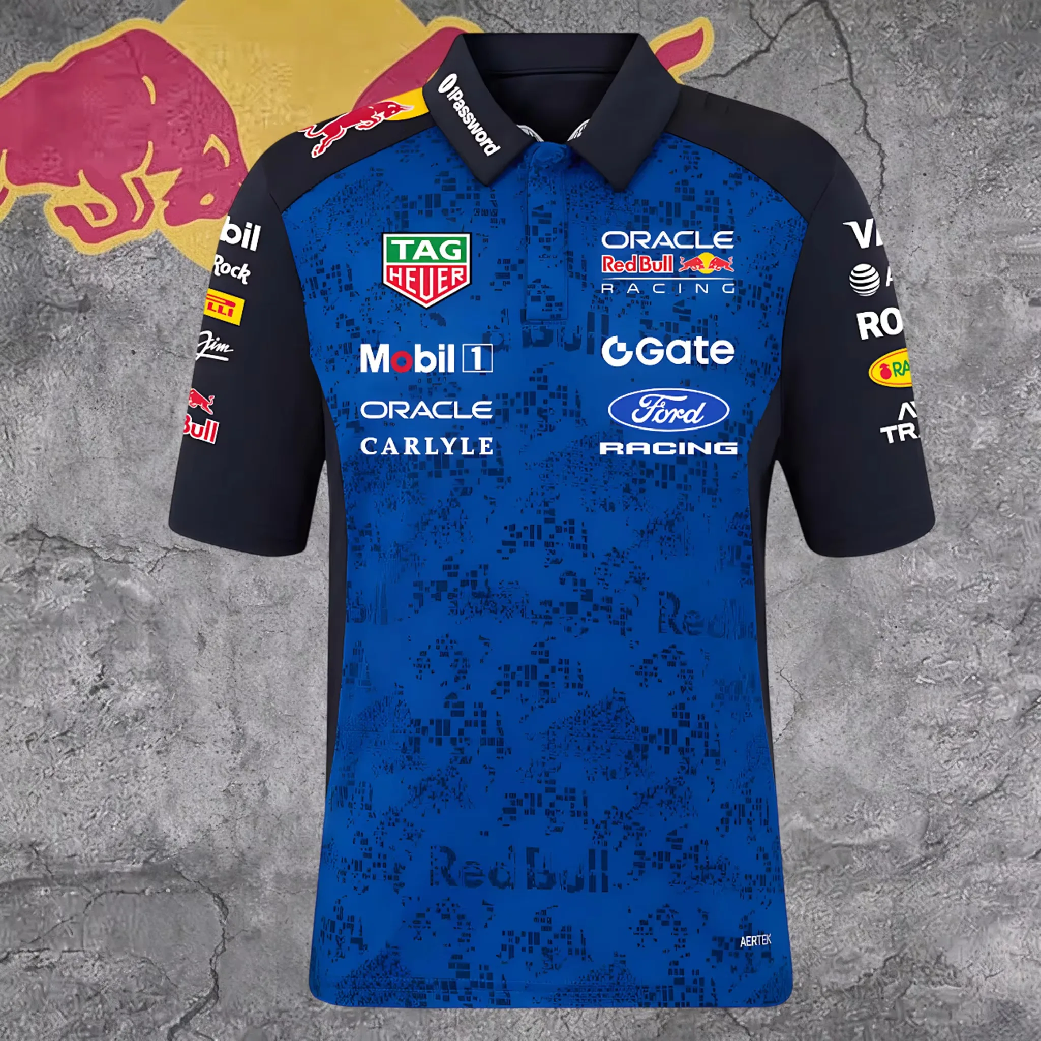 Red Bull Racing Team Logo round Neck T-Shirt Men's Summer Casual Sports Short Sleeve Unisex Top 2026