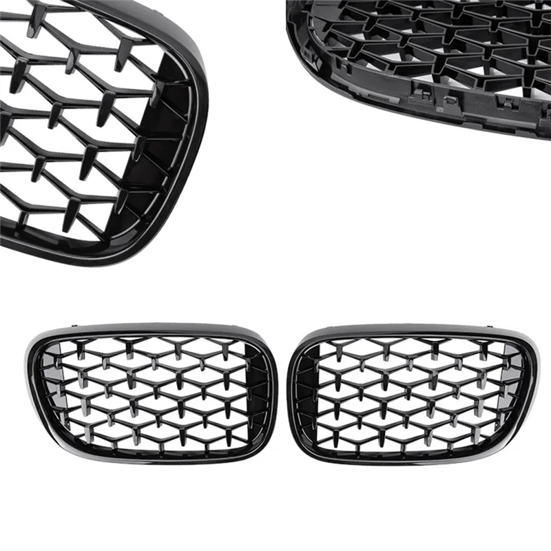 Diamond Car Front Bumper Kidney Grille Racing Grills For BMW 7 Series G11 G12 730Li 740Li 2016-2019