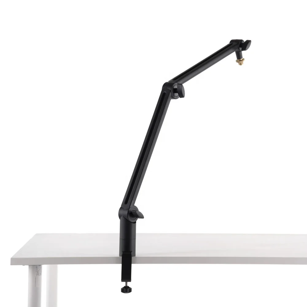 Broadcast Mic Stand Desk-mounted Podcast Microphone Boom Arm