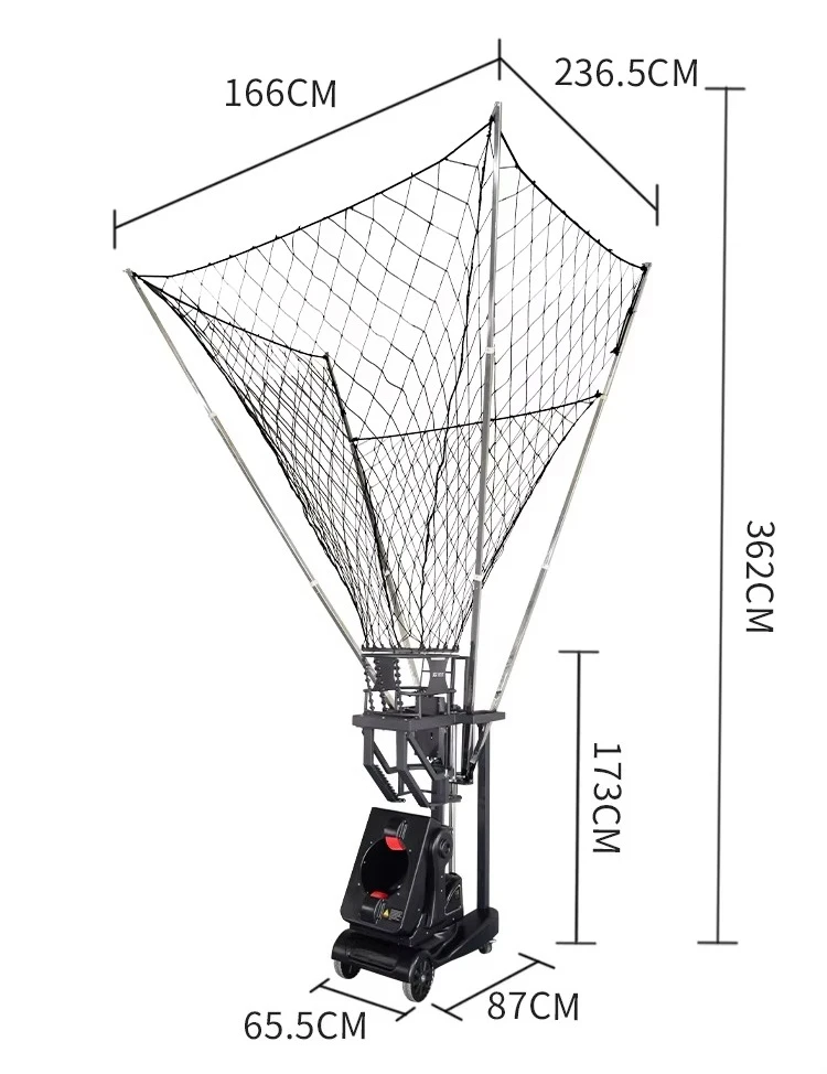 الجملة معدات التدريب التحكم عن بعد كرة السلة آلة الرماية الارتداد #2