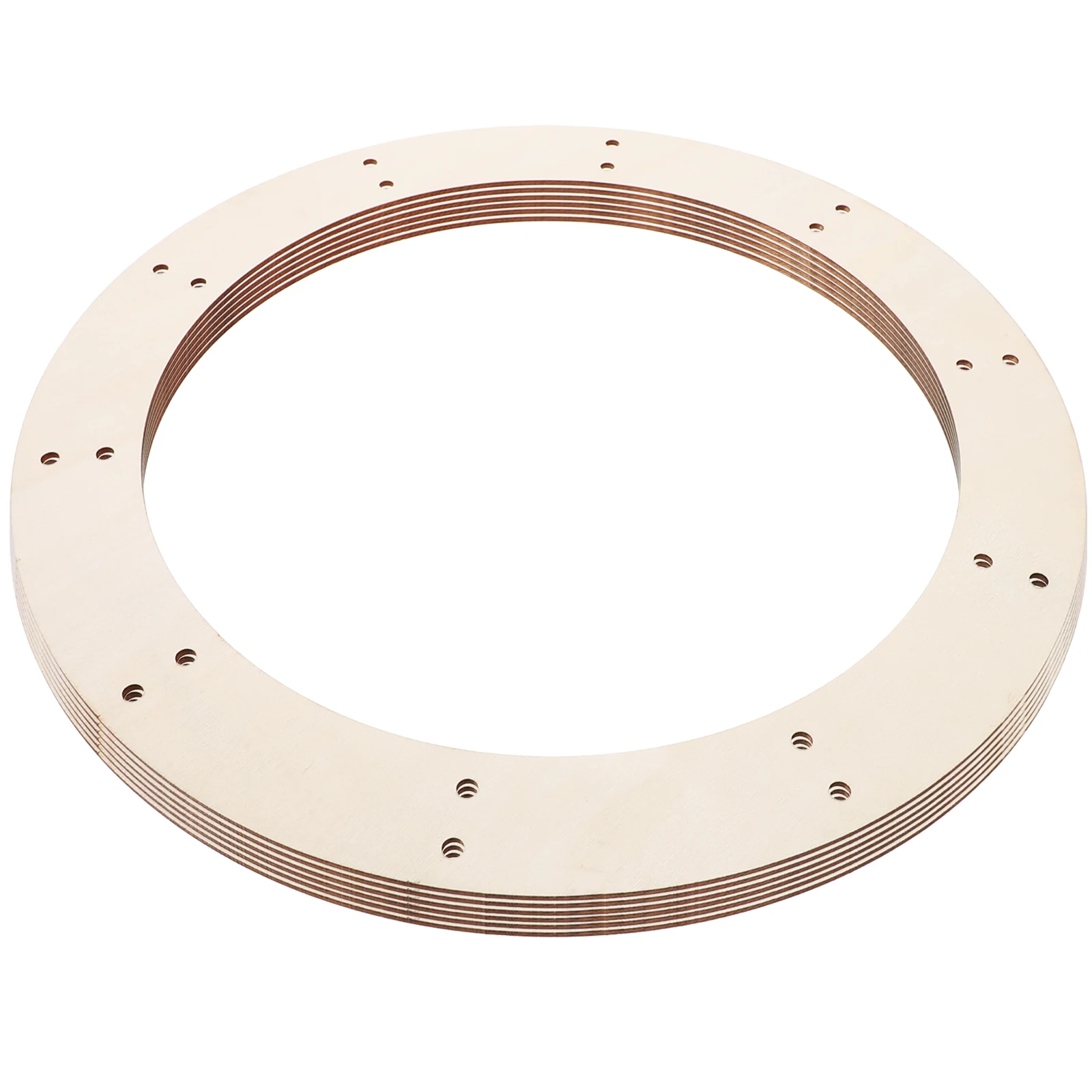 

6Pcs Wooden Round Wreath Frames Smooth DIY Craft Supplies for Rustic Floral Arrangement Indoor Outdoor Use