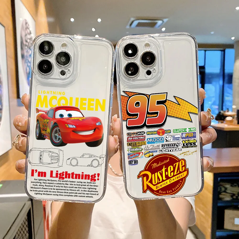 

Cartoon Cool M-mCQueenS phone case FUNDA For iPhone 12 11 13 14 15 16 17MINI Max Pro Plus Shockproof Soft Clear Back Cover