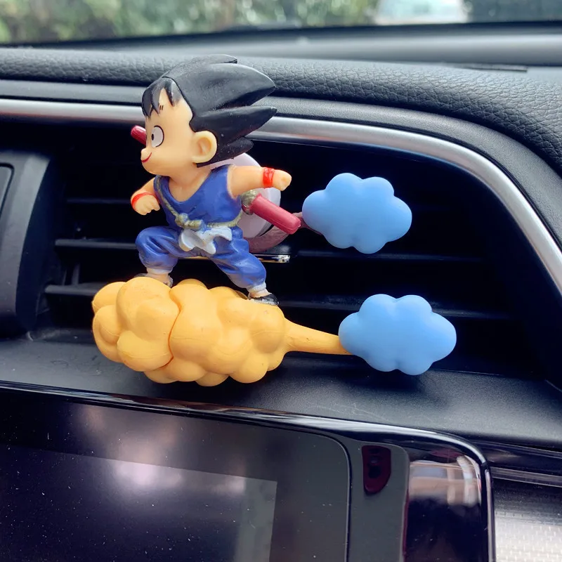 1Pcs Cartoon Anime Dragon Ball Son Goku Car Air Outlet Clip Ornament Aromatherapy Three-dimensional Interior Decoration Gifts