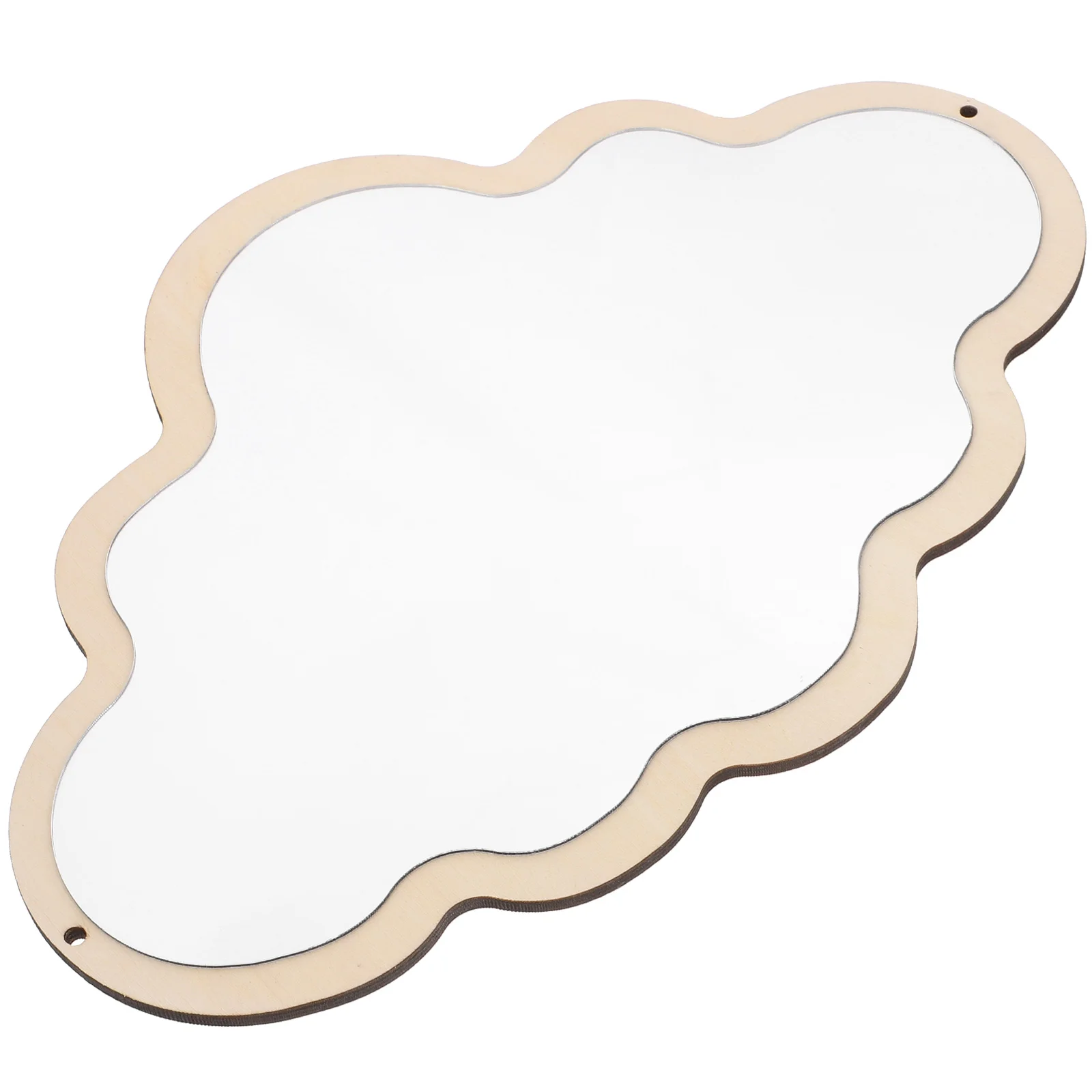 Miroir de sécurité nordique pour enfants, divers styles, artisanat de décoration, miroir en bois pour bébé, miroir de table pour enfants