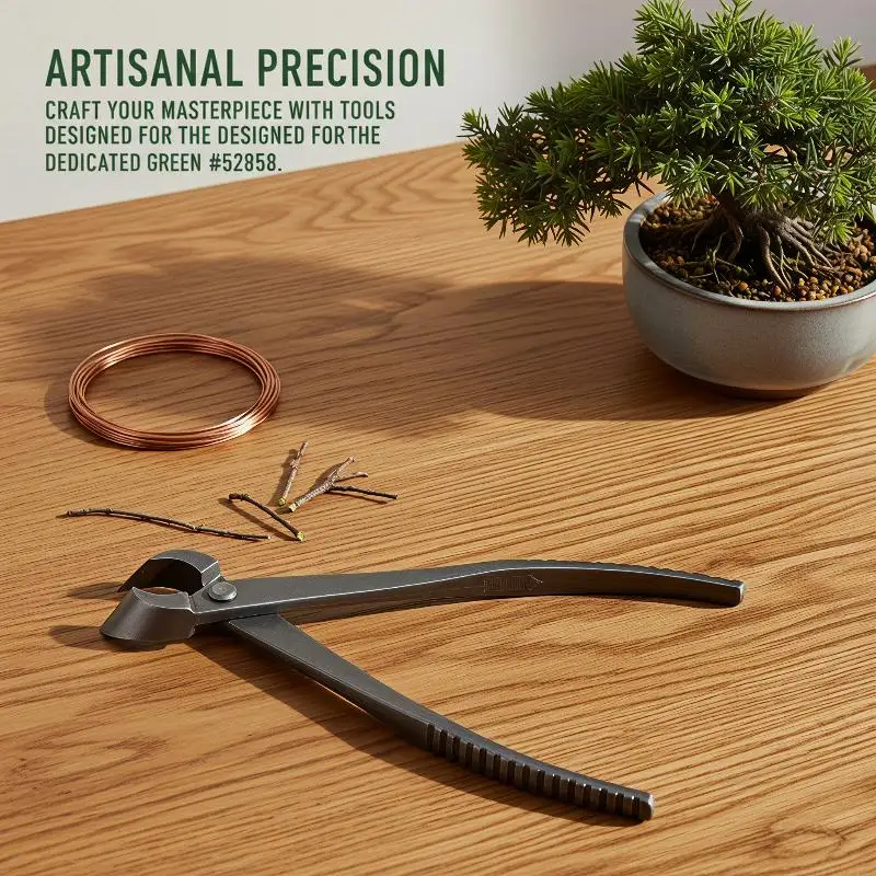 210mm High Grade Bonsai Branch Cutter Stainless Steel Sharp Non-slip Handle Pruning Tool for Home Garden Patio Plant Trim