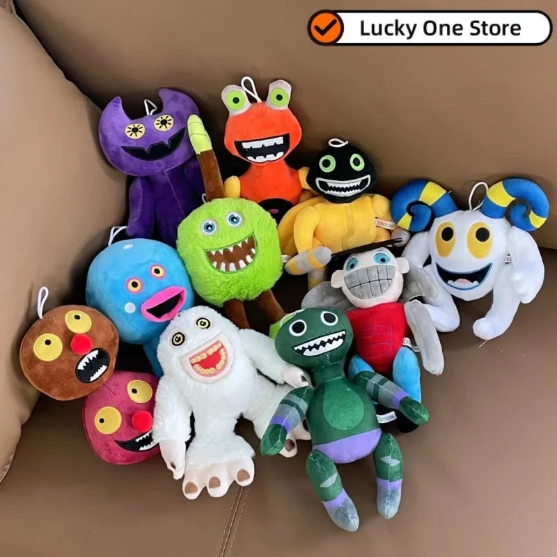 

Плюшевая игрушка My Sing Monsters Wubbox, милый зверь, хор, мягкая игрушка для детей, подарки на день рождения, фестиваль, мягкая плюшевая коллекционная игрушка