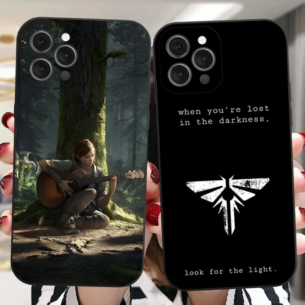 

The Last Of Us Joel Miller Ellie Phone Case For iPhone 16,15,14,13,12,11 Plus,Pro,Max,XR,XS,X,7,8 Plus,SE,Mini Silicone Soft