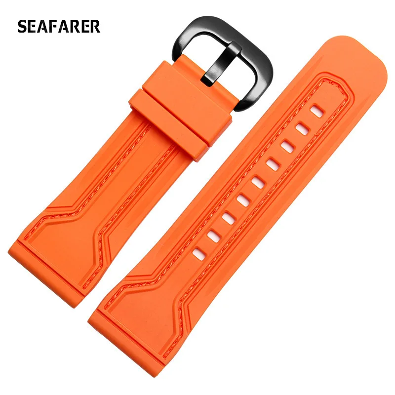 WatchBands for Seven Friday Rubber Watch Strap Waterproof Watch Band Sevenfriday Wristband Bracelet P3C/02/SF-M3/04/P1B/01