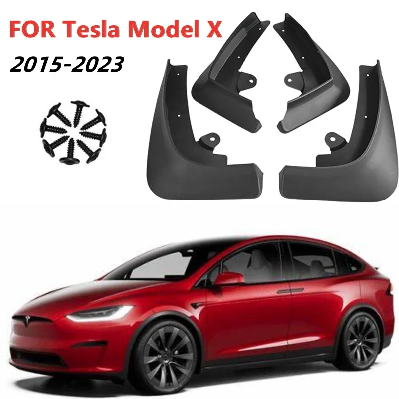 For Tesla Model X 2023 2022 2021 2020 2019 2018 201 2016 2015 Car Mudguard Fender Mud Flap Guards Splash Mudflaps