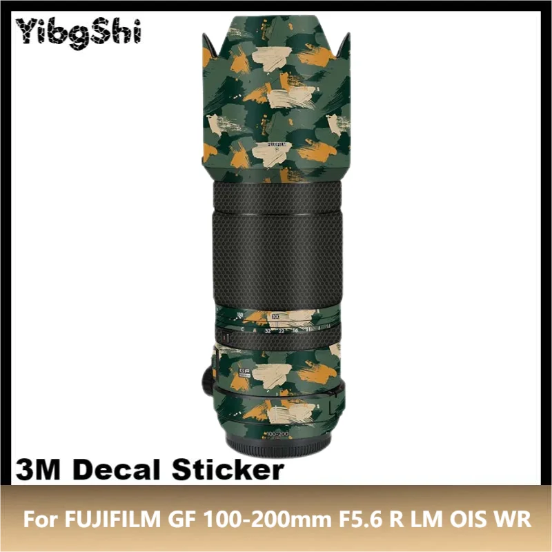 

For FUJIFILM GF 100-200mm F5.6 R LM OIS WR Lens Sticker Protective Skin Decal Vinyl Wrap Film Anti-Scratch Protector Coat