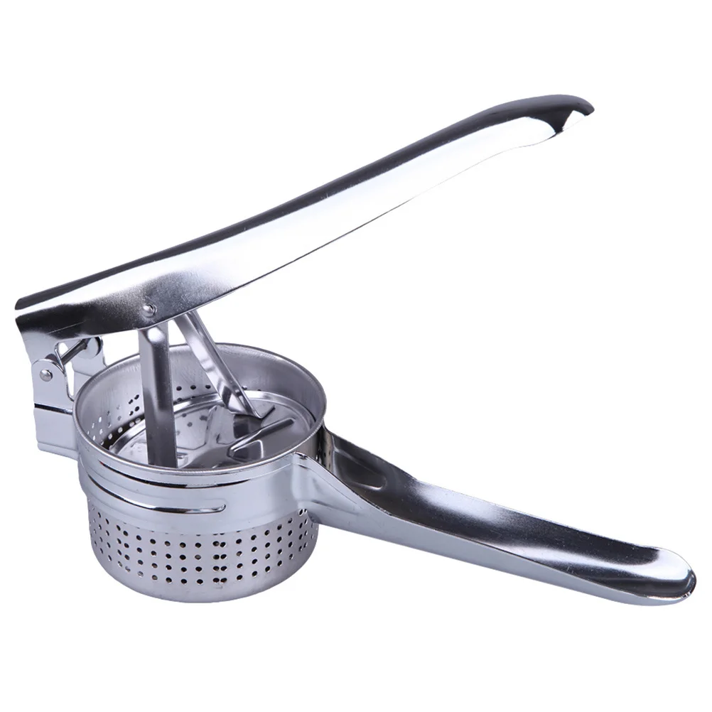

Stainless Steel Potato Ricer Press Kitchen Tool Non-Slip Easy-Grip Design for Mashed Potato Vegetable Baby Food Press