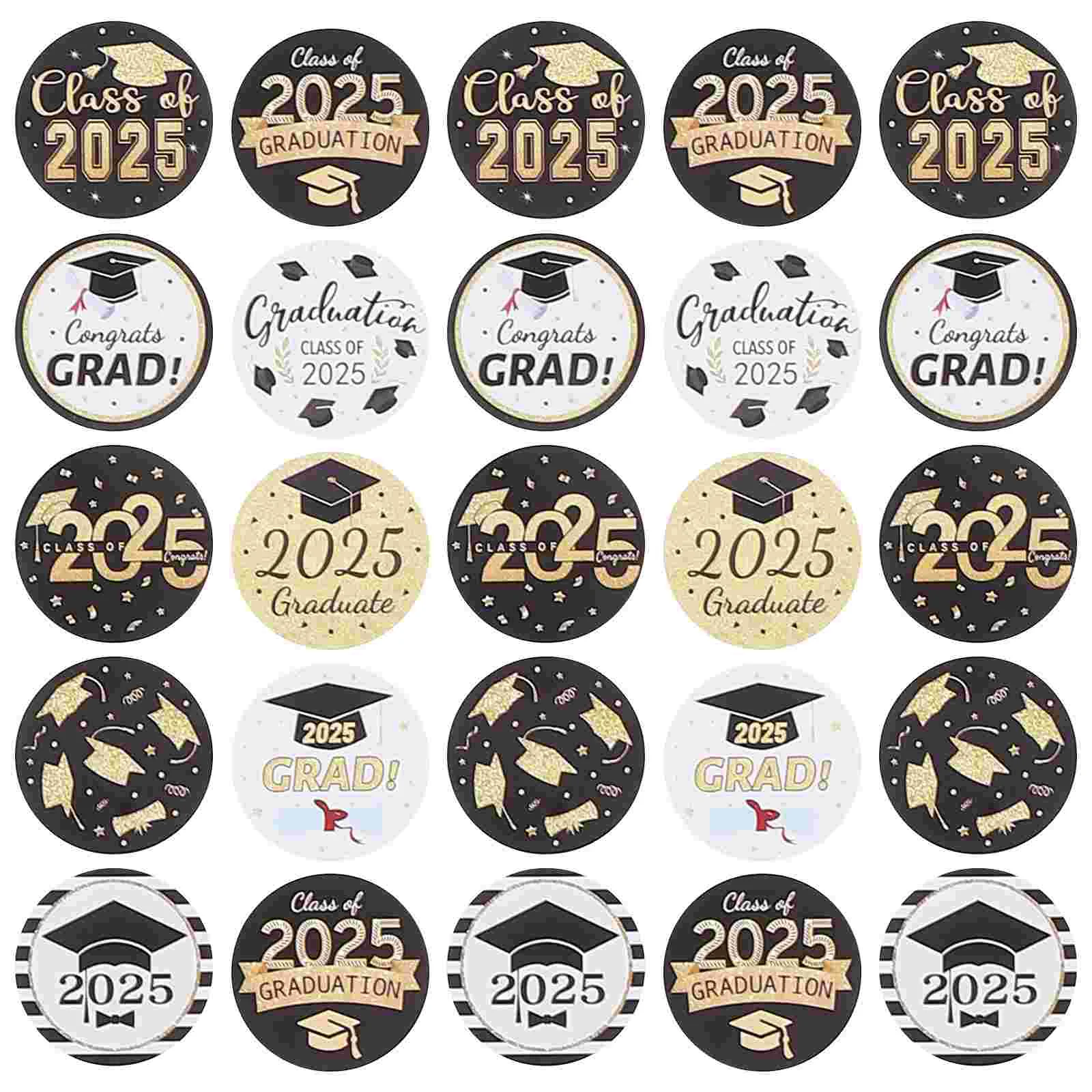 졸업 모자 시즌 스티커 선물 액세서리 대용량 주최자 구리판 대학원