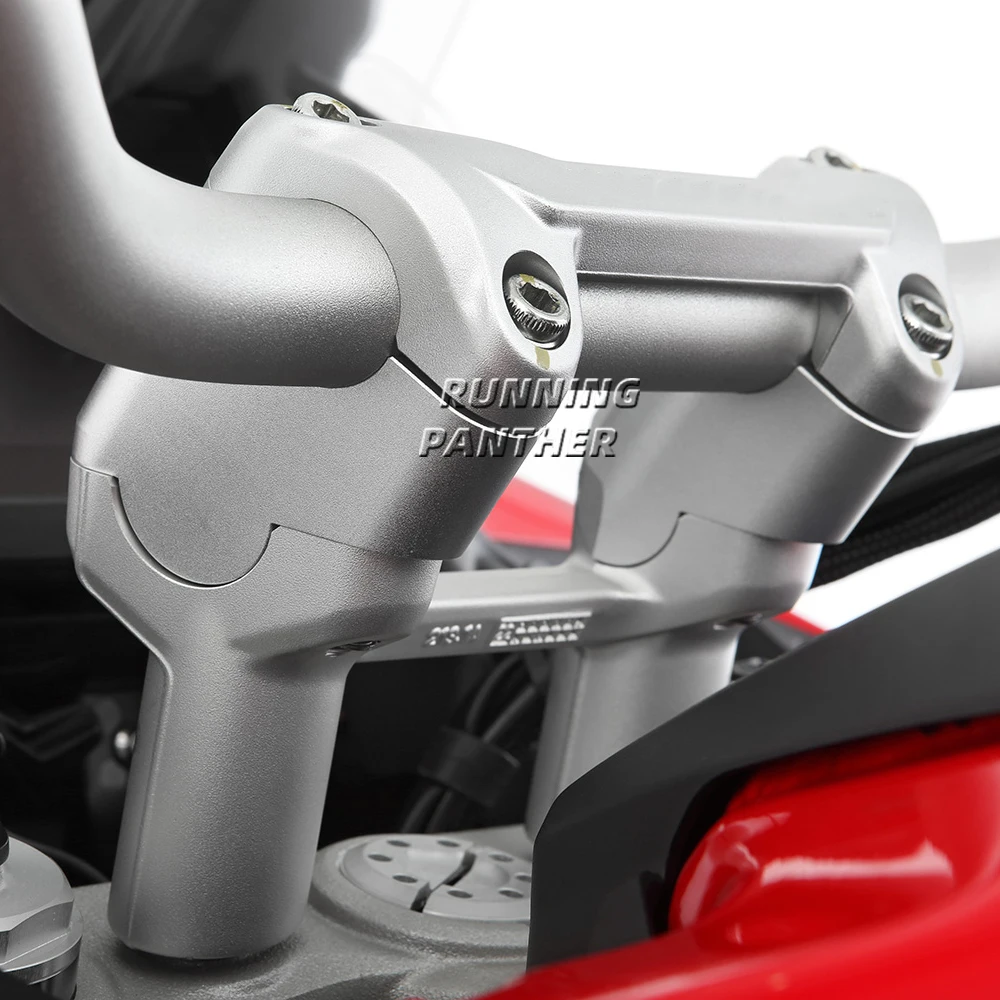 Motorcycle Accessories For Ducati Multistrada V4 S V4S V4 Pikes Peak Rally CNC Aluminum Handlebar Riser Heightening Clamp Mount - Image 4