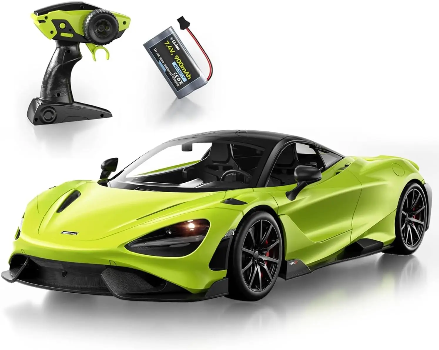 MIEBELY Remote Control Car, McLaren Rc Cars Officially Licensed 1/12 Scale 7.4V 900mAh Toy Car with 12km/h Fast Model Car Headli