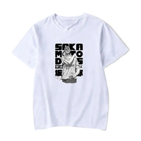 Anime Sakamoto Days Short Sleeve Merch T-shirt Unisex Fashion Crew Neck Top Summer Men's 100% Cotton Trendy Plus Size T-shirt