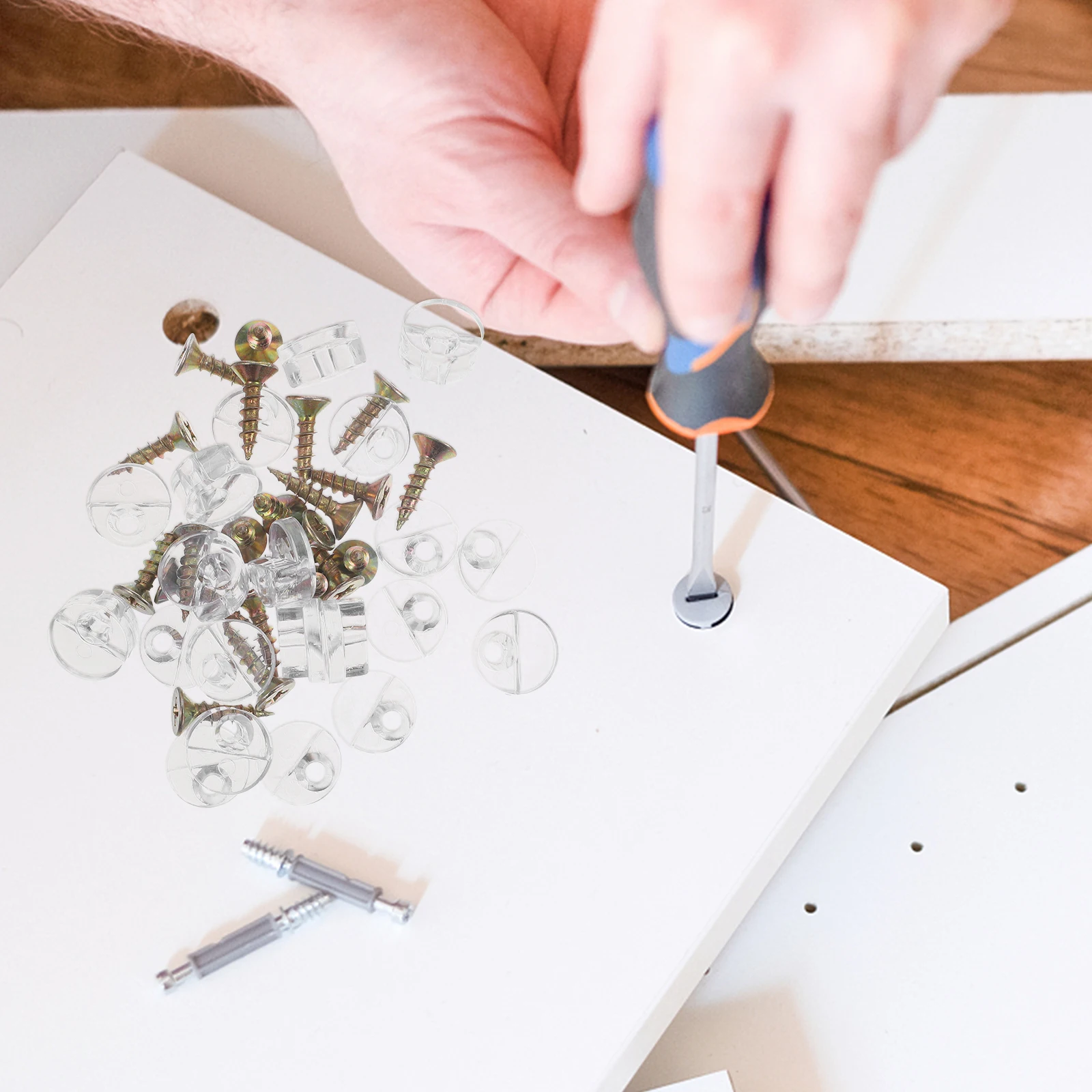 20pcs Glass Wardrobe Shelf Clips For Mirror Cabinet Door Fixing Mount Clamps Glass Panel Support Bracket Hardware Fittings