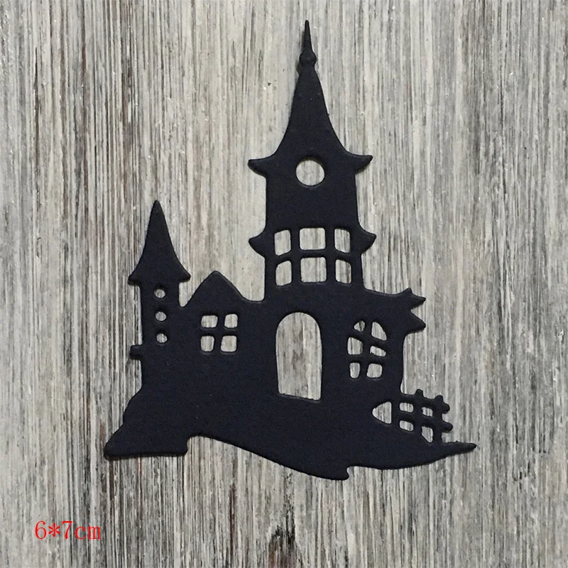 New 2024 Metal Cutting Dies Halloween Bat Castle Pumpkin diy Scrapbooking Photo Album Decorative Embossing PaperCard Crafts Dies