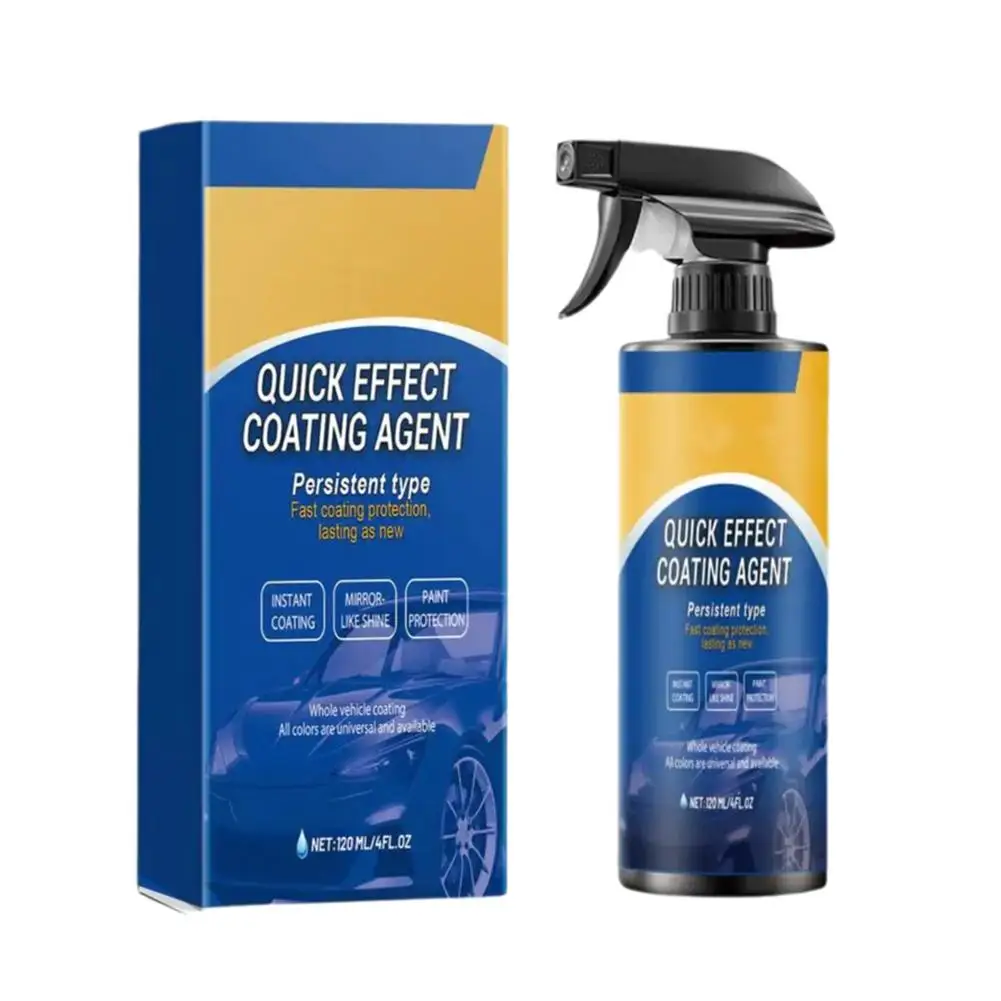 Multi-Functional Car Coating Spray High Protection Coating Spray Quick Effect Coating Renewal Agent Car Accessories 120ml