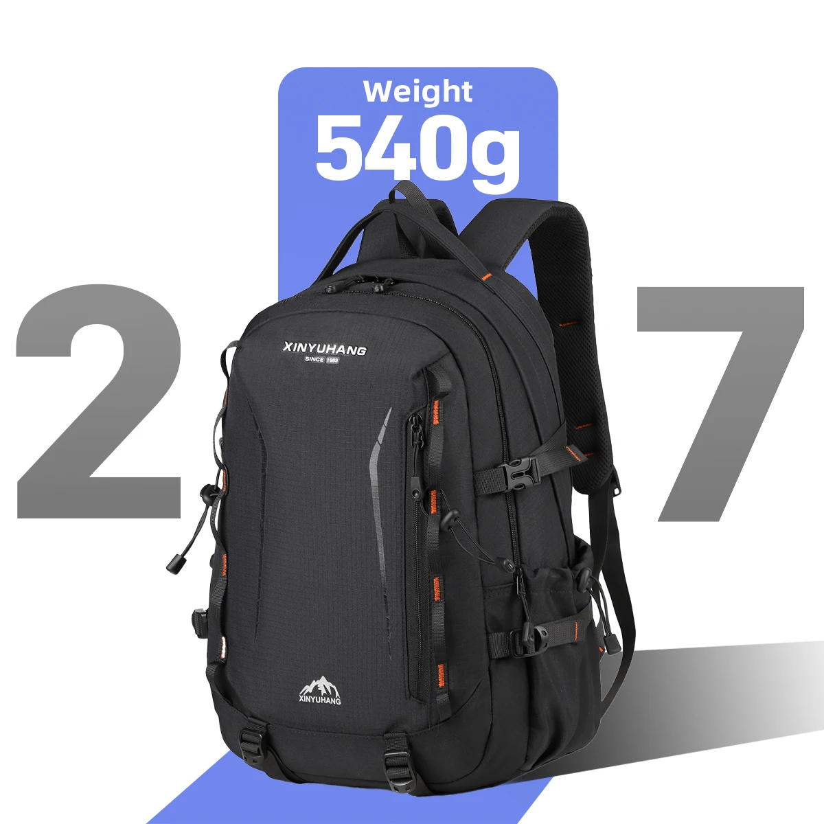 Backpack 2026 New Model Men's Large-Capacity Business Travel Computer Backpack Daily Outdoor Student School Bag for Girls Junior High School Students and High School Students