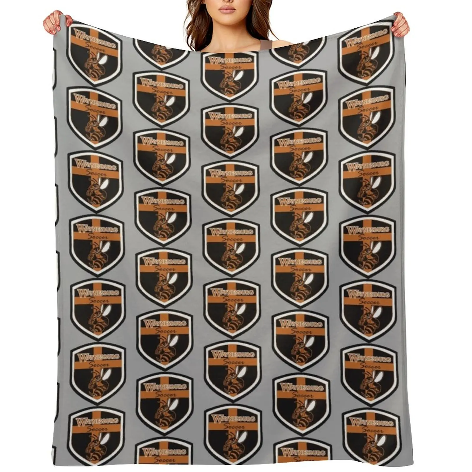 

Waynesburg Soccer Throw Blanket Decoratives Beach christmas gifts Blankets