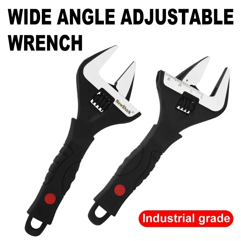 

6/8/10/12 inch Adjustable Spanners Measuring Wrenches Hole-opening Spanners Household Workshop Multifunction Hand Repair Tools