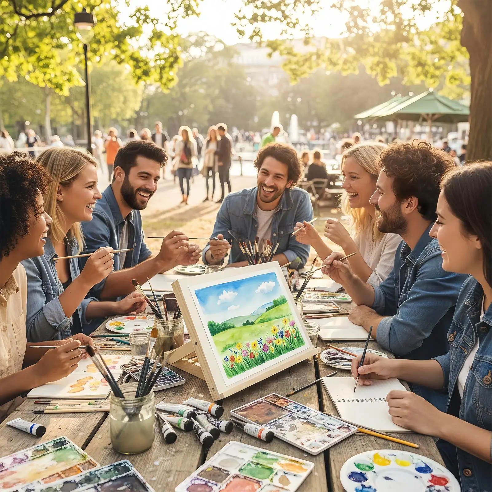 

Настольный мольберт из дерева, регулируемый по углу наклона, складной, для рисования, для взрослых, начинающих, подростков, художников, студентов