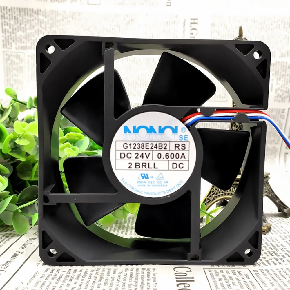 

NEW G1238E24B 12CM 24V 0.6A 120*120*38MM axial cooling fan