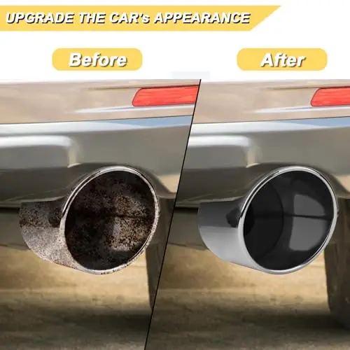 

Polished Stainless Steel Exhaust Tip With 4 Inch Inlet, 8 Inch Outlet, 15 Inch Length, Rolled Edge, Slant Angle Cut Design