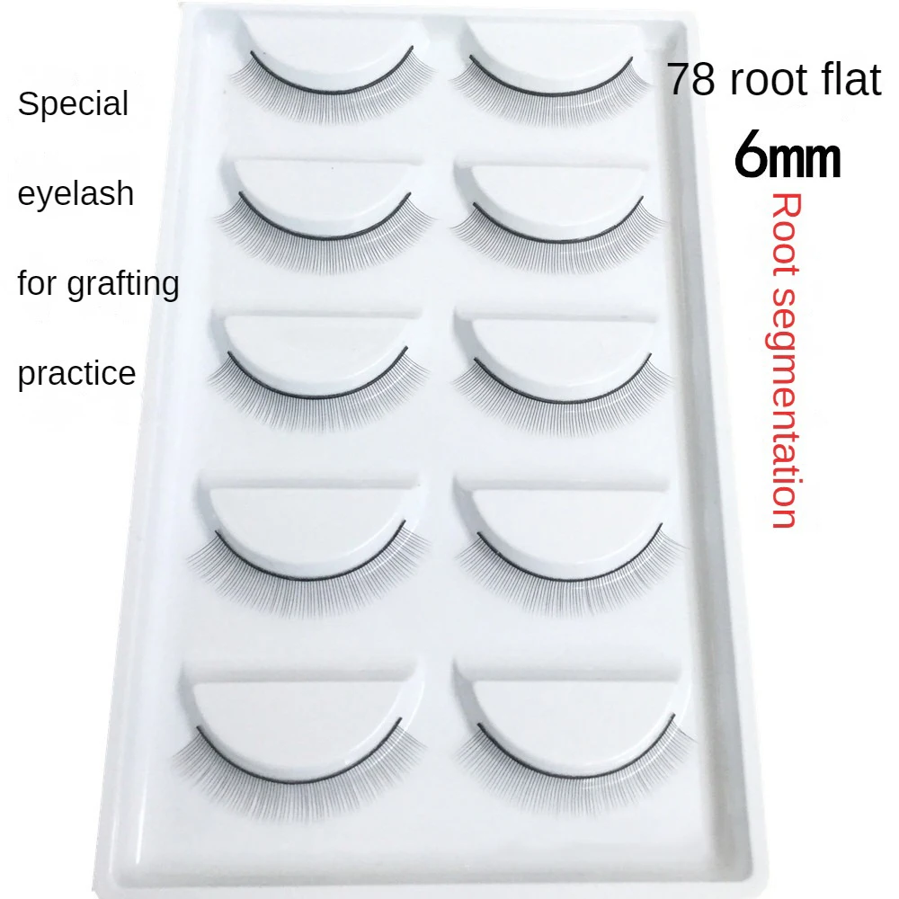 Prefabricated Roll Fan Makeup 1 Eyelash Brush 6 Rows Of Independent Eyelashes Are Soft And Natural Eye Black Cruel Half Eyelash