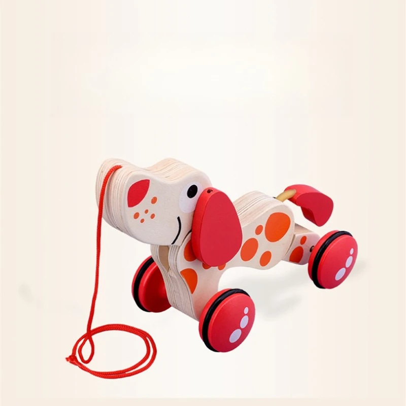 Creatief houten hondendesign in de vorm van een dier, eenvoudig ontwerp, vol plezier, geschikt voor huisdecoratie en interactief entertainment