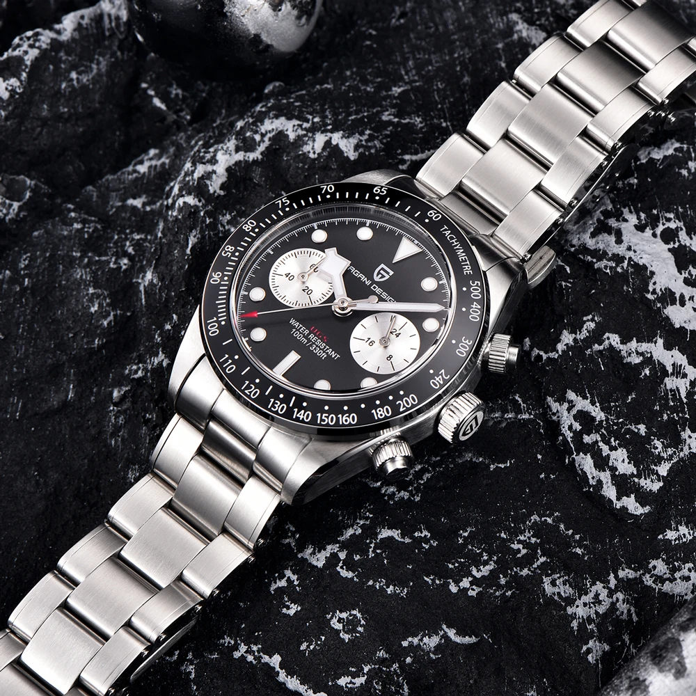 PAGANI DESIGN 2025 New Men's Watches Panda Quartz Watch For Men top brand Luxury watch men Sport Chronograph Sapphire Waterproof image 6