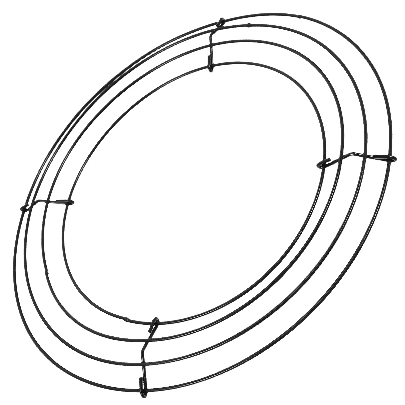

1Pcs Iron Wreath Frame Solid Reliable DIY Christmas Garland Loop Wreath Base Accessory Garland Loop DIY Decor Accessory