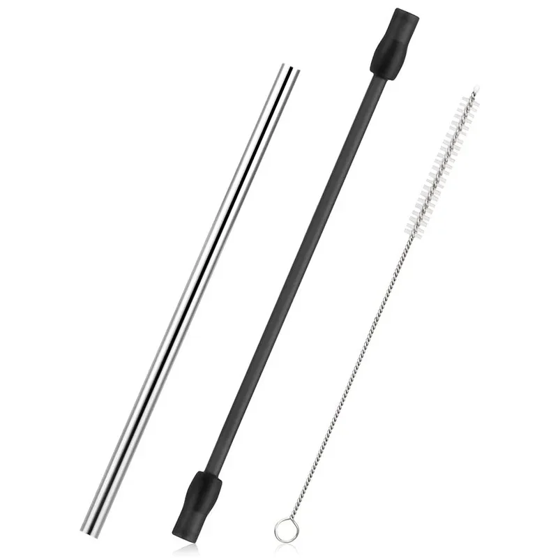 Full Automatic Coffee Machine Milk Pipe Cleaning Kit  for Bosch Siemens Include Silicon Hose Stainless Steel Tube Cleaning Brush