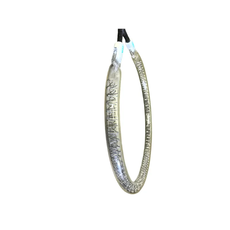 Oven Parts 220V 1300W 14cm Diameter Annular Round Halogen Heating Tube 1cm