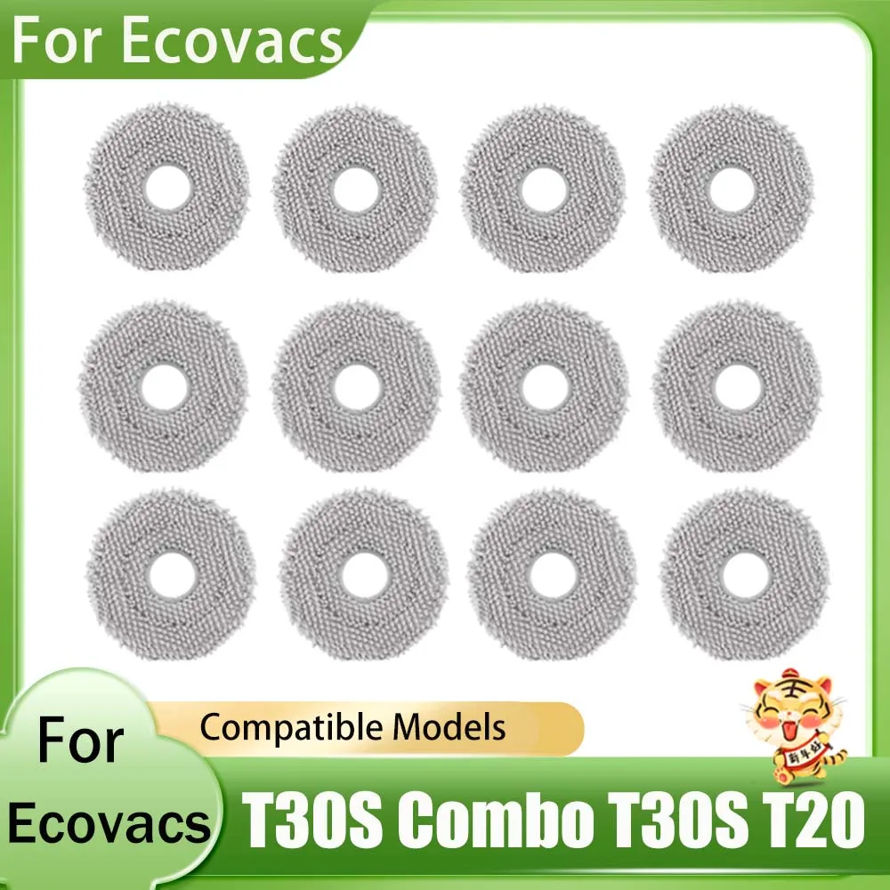 Mop Pads For Ecovacs T30S COMBO/T30 Pro omni/T30S/X1/X2 Omni/T20/T10 Omni Vacuum Cleaner Accessories Consumables Mop Cloth Part